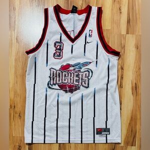 VINTAGE Nike HOUSTON ROCKETS STEVEN FRANCIS JERSEY SIZE L EXCELLENT CONDITION